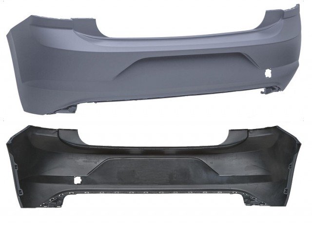 Acessar a peça Para choques traseiro preparado