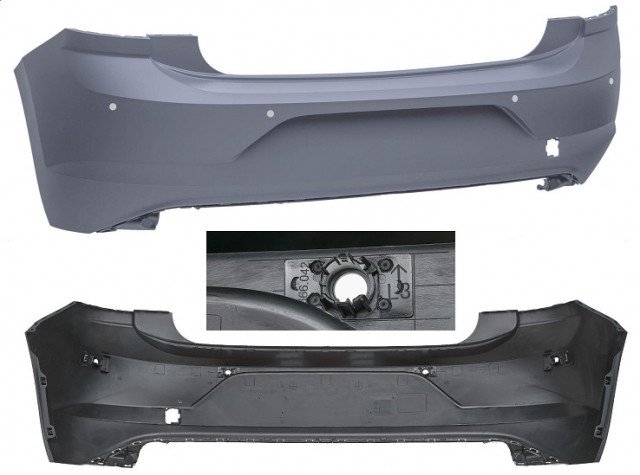 Acessar a peça Para choques traseiro preparado com 4 buracos sensor