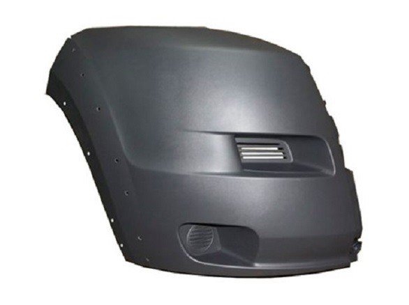 Acessar a peça Ponta do para choques frente direito preto pesado