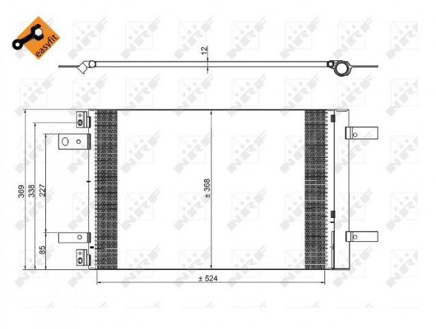 Acessar a peça Condensador ar condicionado 1.6l hdi - 2.0l hdi