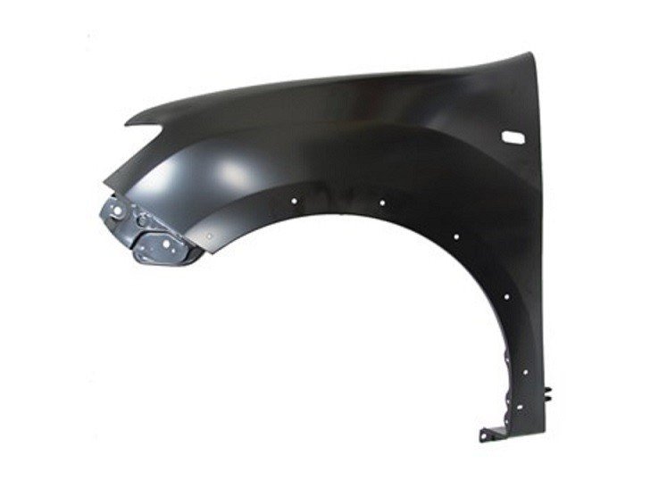 Guarda lama frente esquerda com buraco pisca com buracos aba guarda lama