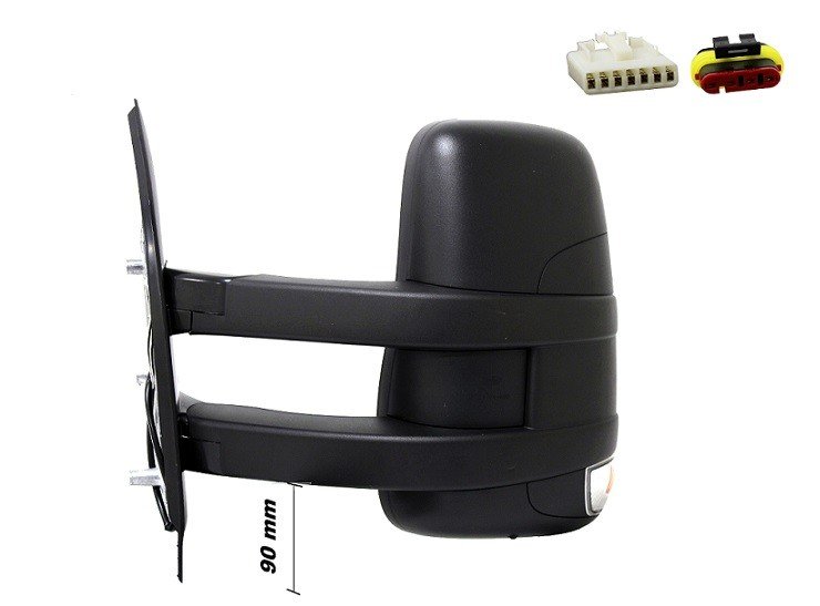 Acessar a peça Elétrico, espelho esquerdo aquecido + pisca + sonda + [longo]