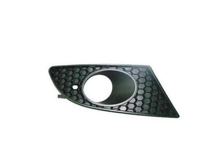 Grelha direita para choques frente preto com buraco nevoeiro
