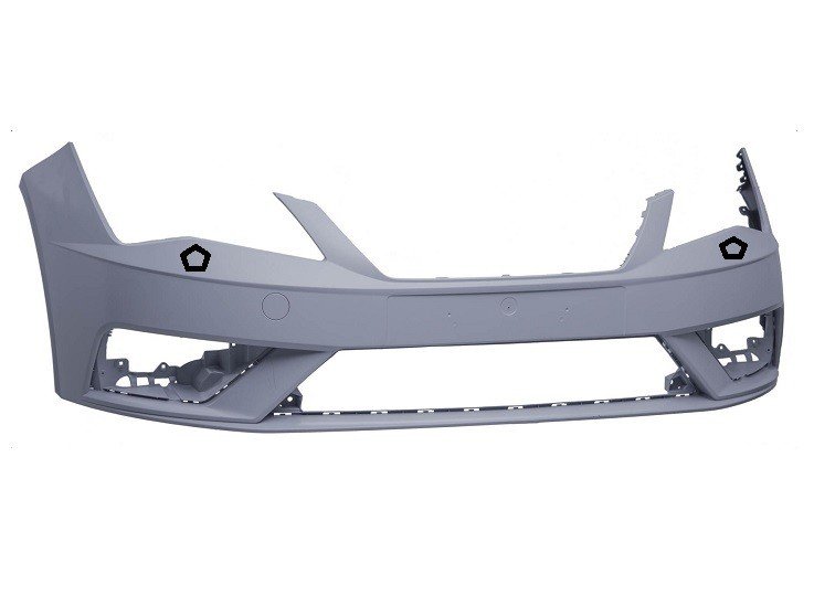 Acessar a peça Para choques frente preparado para lava-farol