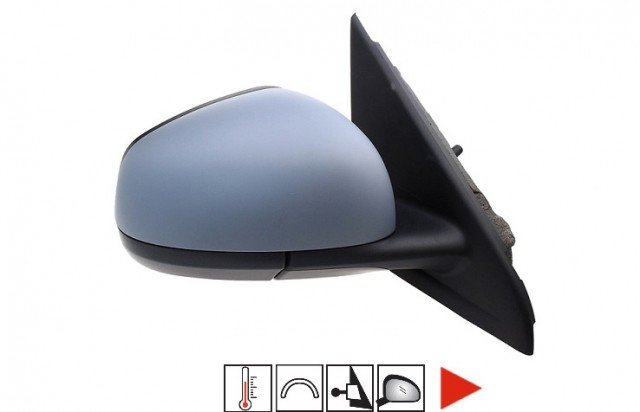 Acessar a peça Espelho direito mecânico, convexo, sonda temperatura, 2 pins