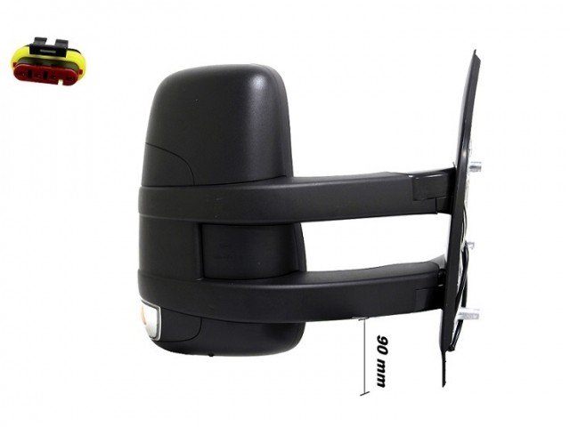 Acessar a peça Espelho direito manual + pisca [longo]