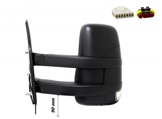 Acessar a peça Elétrico, espelho esquerdo aquecido + pisca + sonda + [longo]