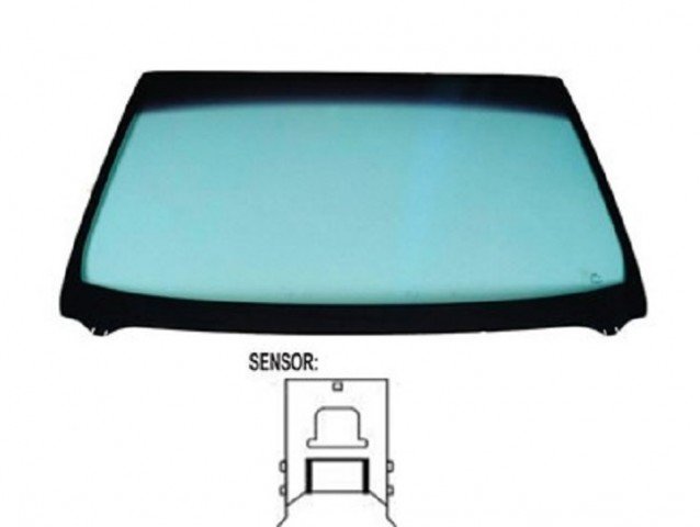 Acessar a peça Para-brisas verde difuso azul serigrafia mod. sensor chuva/luz friso sup/inf janela