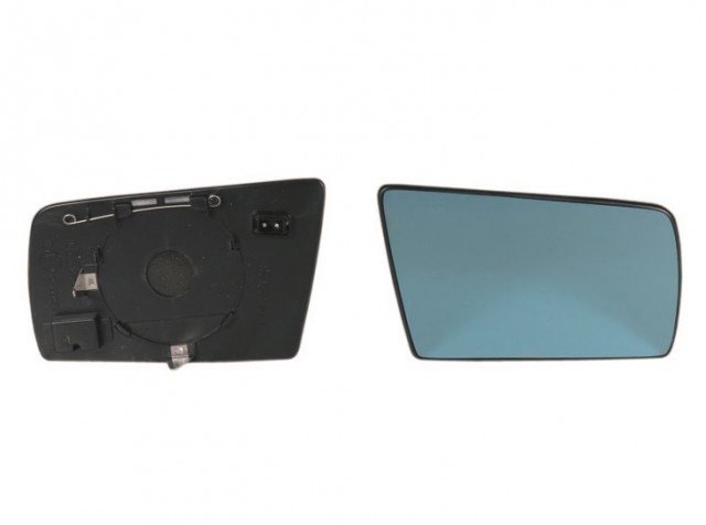 Acessar a peça Vidro com suporte direito convexo, azul, termico
