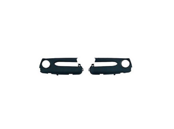 Kit grelhas laterales para choques frente com buracos farol nevoeiro 2012->2016