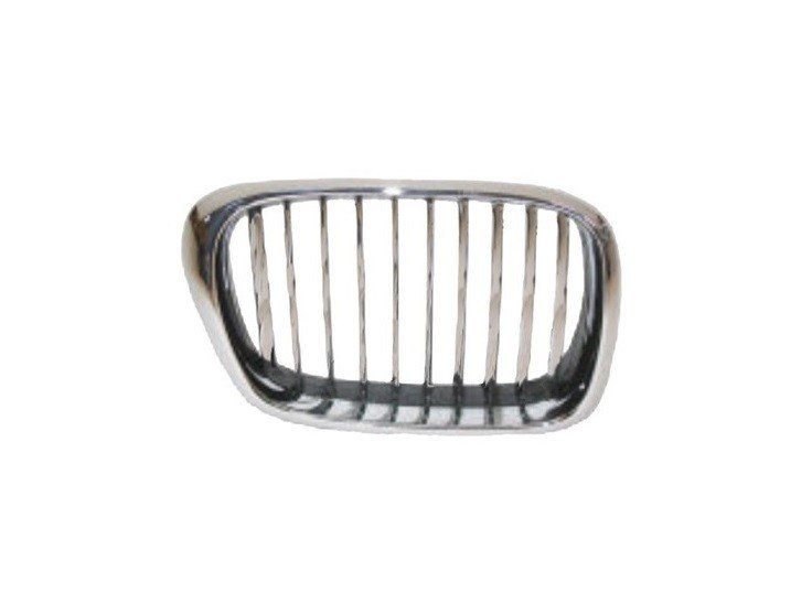 Acessar a peça Grelha lateral direita quadrocromado/lamas cromadas