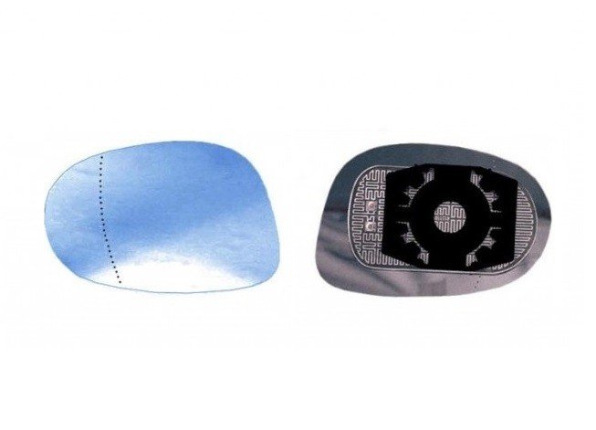 Vidro azul + suporte de espelho aquecido esquerdo grande angular LANCIA YPSILON Asférico (ponto cego), térmico, azul. Completo com suporte. Press fit (montagem idêntica ao original).  pour LANCIA YPSILON Vidro azul + suporte de espelho aquecido esquerdo grande angular LANCIA YPSILON Asférico (ponto cego), térmico, azul. Completo com suporte. Press fit (montagem idêntica ao original).  pour LANCIA YPSILON