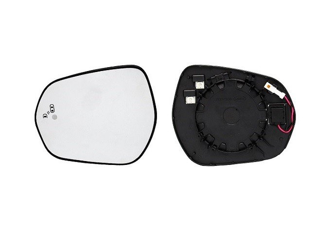 Acessar a peça Vidro + suporte espelho retrovisor direito aquecido (lateral)