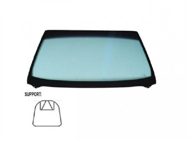 Acessar a peça Para-brisas verde controlo solar serigrafia modificada baseespelho friso inferior janela