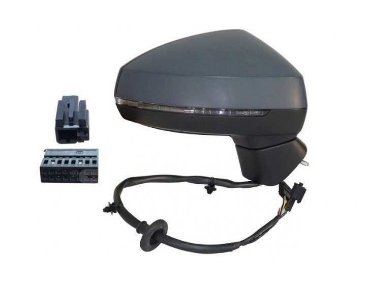 Acessar a peça Espelho retrovisor direito elétrico, asférico, aquecido, revatíbel, preparado, com indicador, memória (14 pinos)