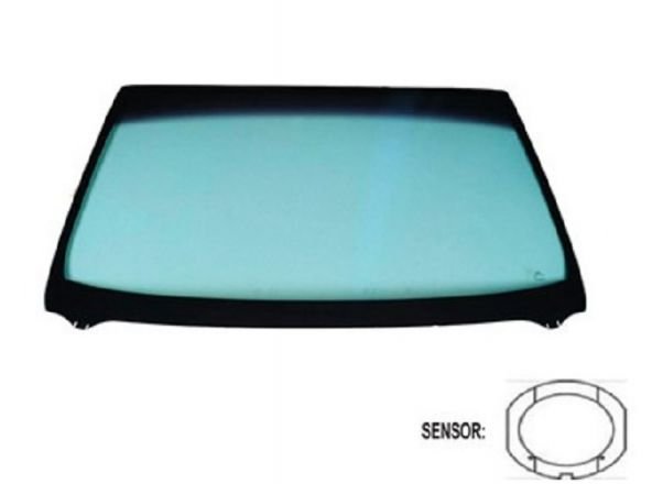 Acessar a peça Para-brisas tingido de verde cinza difuso + sensor