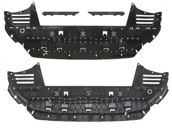 Acessar a peça Bandeja inferior para choques frente (spoiler 25 mm)