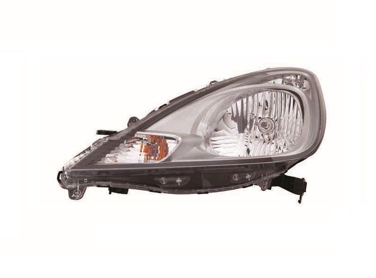 Farol esquerdo h4 preto 11-> HONDA JAZZ Desde 01/2011. Composto por lâmpadas H4+W5W+WY21W, ajuste manual/elétrico, fornecidas sem motor com base cromada.  pour HONDA JAZZ Farol esquerdo h4 preto 11-> HONDA JAZZ Desde 01/2011. Composto por lâmpadas H4+W5W+WY21W, ajuste manual/elétrico, fornecidas sem motor com base cromada.  pour HONDA JAZZ