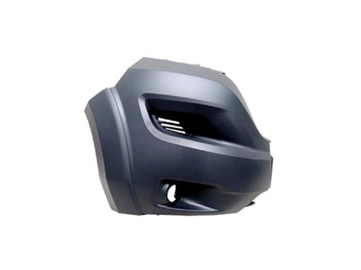 Acessar a peça Ponta para choques frente direita heavy preto com buraco nevoeiro