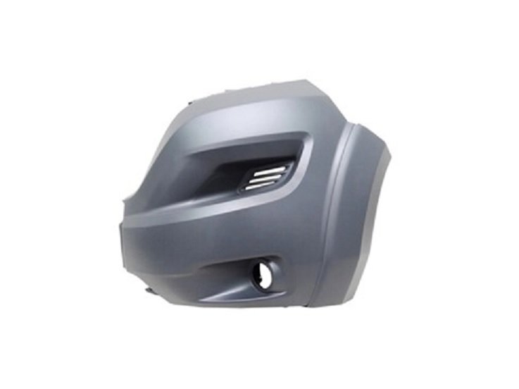 Acessar a peça Ponta para choques frente esquerda heavy cinzento com buraco nevoeiro