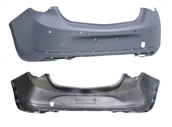 Acessar a peça Para choques traseiro preparado com buracos sensores 5 portas06/2012->