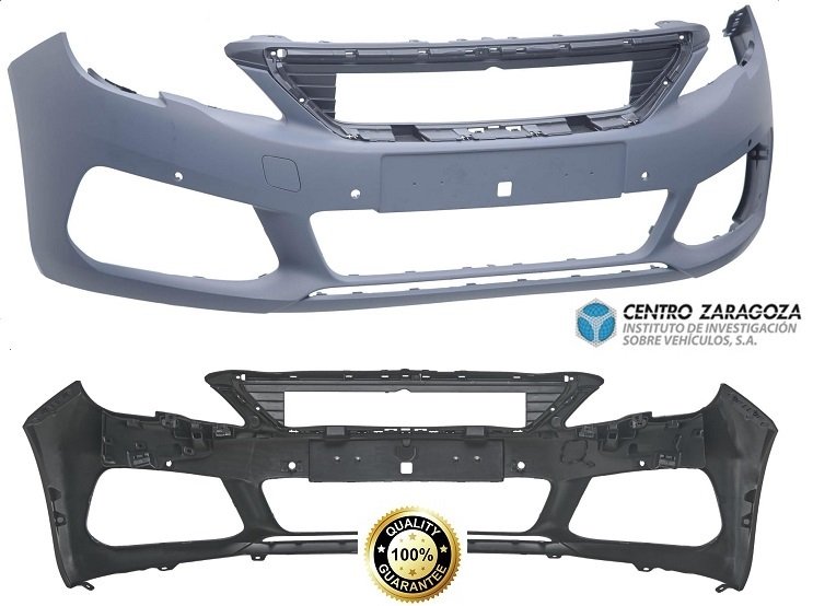 Para-choque dianteiro preparado para 4 sensores PEUGEOT-308 pour PEUGEOT 308  pour PEUGEOT 308