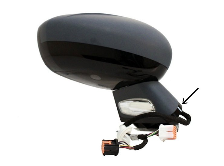 Elétrico, térmico, rebatível, espelho direito preparado + piloto + sonda + cortesia + memória pour CITROEN DS4  Elétrico, térmico, rebatível, espelho direito preparado + piloto + sonda + cortesia + memória pour CITROEN DS4