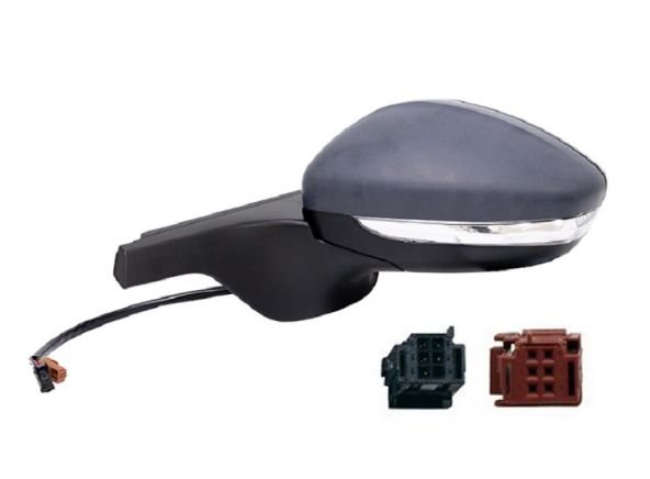 Acessar a peça Retrovisor esquerdo elétrico, termicamente + pisca ->18