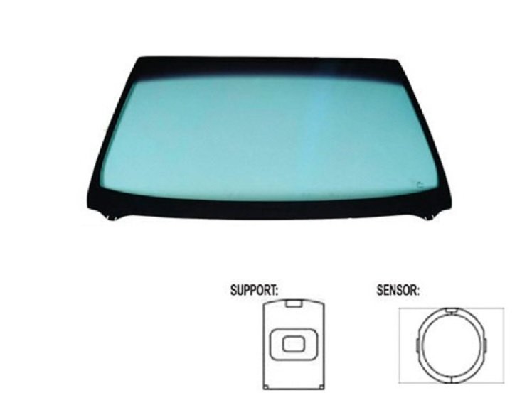 Sensor de controle solar do para-brisa com tonalidade verde NISSAN NOTE Serigrafia modificada com suporte de espelho e sensor de chuva. Eurocódigo: 6041AGSMV1B.  pour NISSAN NOTE Sensor de controle solar do para-brisa com tonalidade verde NISSAN NOTE Serigrafia modificada com suporte de espelho e sensor de chuva. Eurocódigo: 6041AGSMV1B.  pour NISSAN NOTE