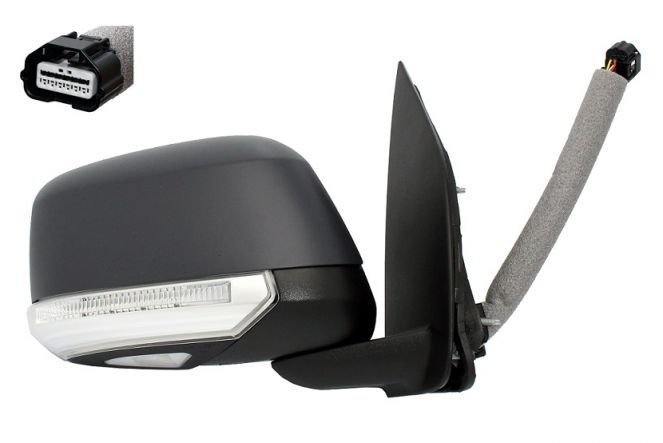 Acessar a peça Espelho direito eletrico, convexo, preparado, com pisca, com luz cortesia, 12 pins Acessar a peça Espelho direito eletrico, convexo, preparado, com pisca, com luz cortesia, 12 pins