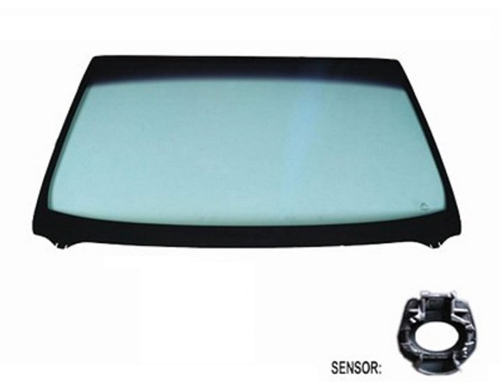 Acessar a peça Para-brisas verde controlo solar serigrafia sensor chuva/luzfriso sup/inf janela 3/5ptas