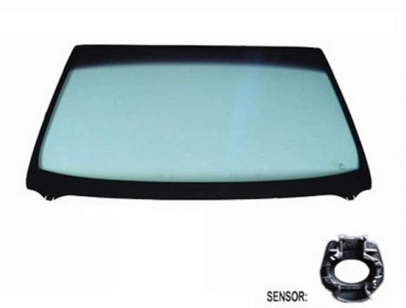 Acessar a peça Para-brisas verde controlo solar serigrafia sensor chuva/luzfriso sup/inf janela 3/5ptas