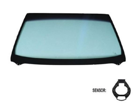 Acessar a peça Para-brisas verde difuso cinza ctrl solar serigr. mod. sensor chuva/luz friso sup/inf janela