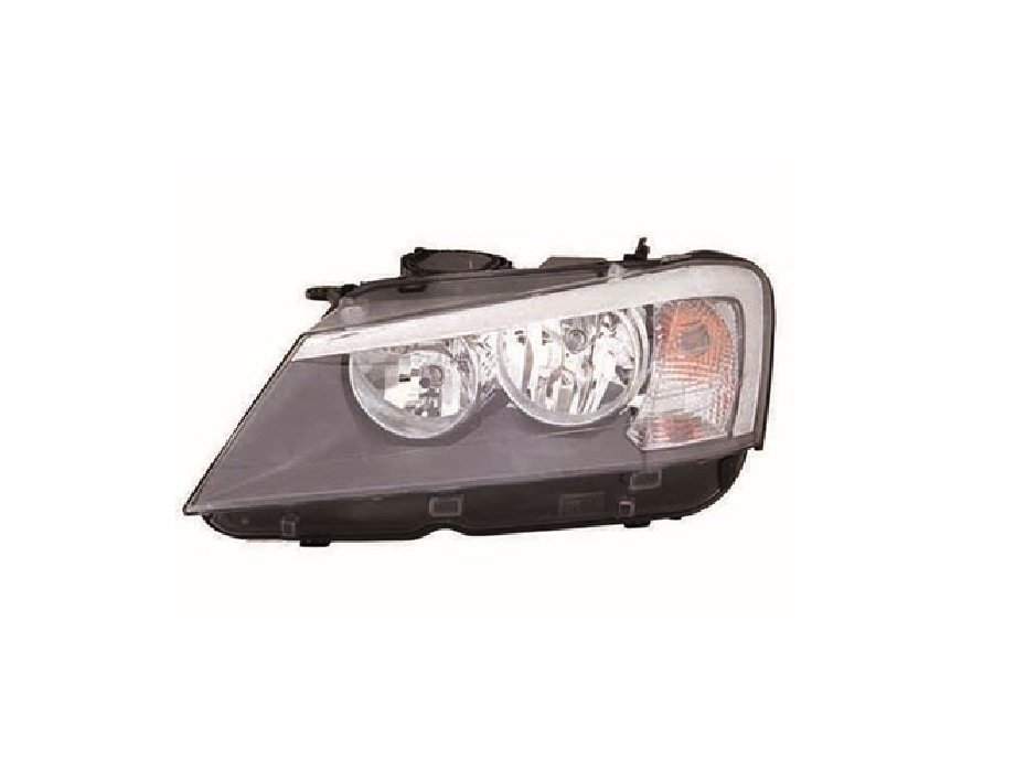 Farol esquerdo com motor h7+h7+py21w+w5w BMW X3 Para 2 lâmpadas H7, 1 lâmpada PY21W e 1 lâmpada W5W. Fornecido com motor. base preta  pour BMW X3 Farol esquerdo com motor h7+h7+py21w+w5w BMW X3 Para 2 lâmpadas H7, 1 lâmpada PY21W e 1 lâmpada W5W. Fornecido com motor. base preta  pour BMW X3