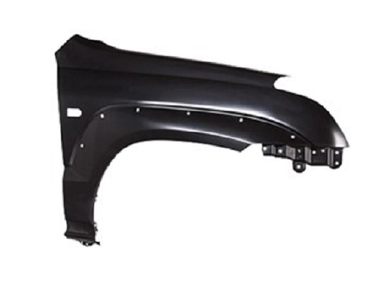 Acessar a peça Guarda lama frente direita com buraco piloto com buracos aba guarda lama