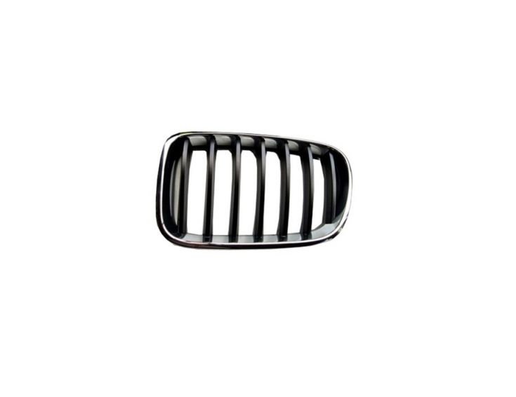 Acessar a peça Grelha esquerda frente quadrocromado/ lamas pretas Acessar a peça Grelha esquerda frente quadrocromado/ lamas pretas