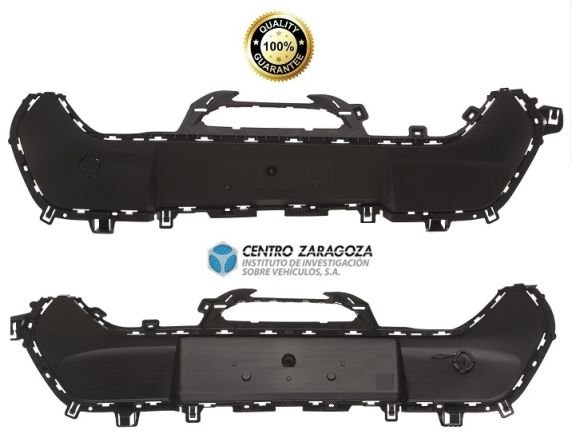 Acessar a peça Friso para choques traseiro inferior preto [Premium]