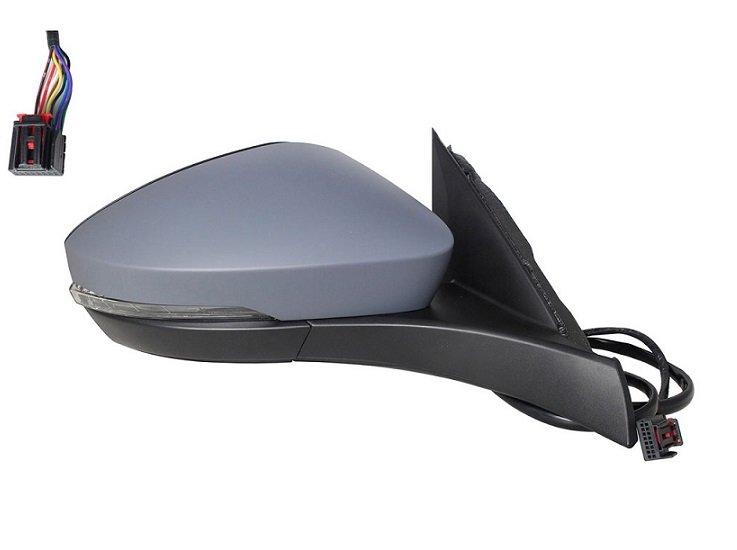 Retrovisor direito elétrico, aquecido, rebatível, preparado + pisca + cortesia VOLKSWAGEN T-ROC Com caixa a pintar à cor da viatura, pisca, luz de cortesia (iluminação de fundo) e vidro convexo. Elétrico, ajuste interno térmico, dobrável eletricamente com pour VOLKSWAGEN T-ROC Retrovisor direito elétrico, aquecido, rebatível, preparado + pisca + cortesia VOLKSWAGEN T-ROC Com caixa a pintar à cor da viatura, pisca, luz de cortesia (iluminação de fundo) e vidro convexo. Elétrico, ajuste interno térmico, dobrável eletricamente com pour VOLKSWAGEN T-ROC