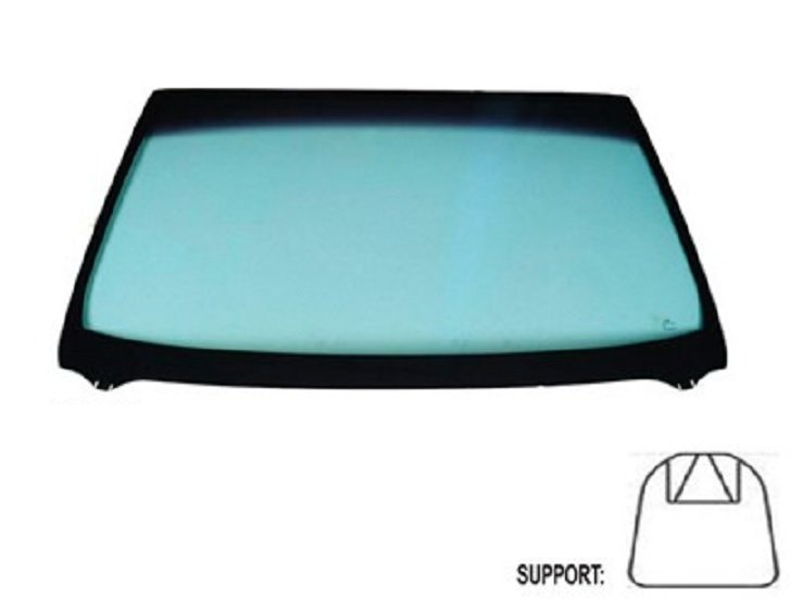 Acessar a peça Para-brisas verde com controle solar