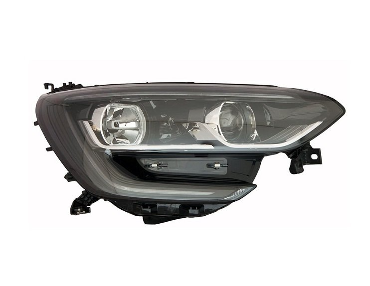 Acessar a peça Farol direito h7+h7+led preto