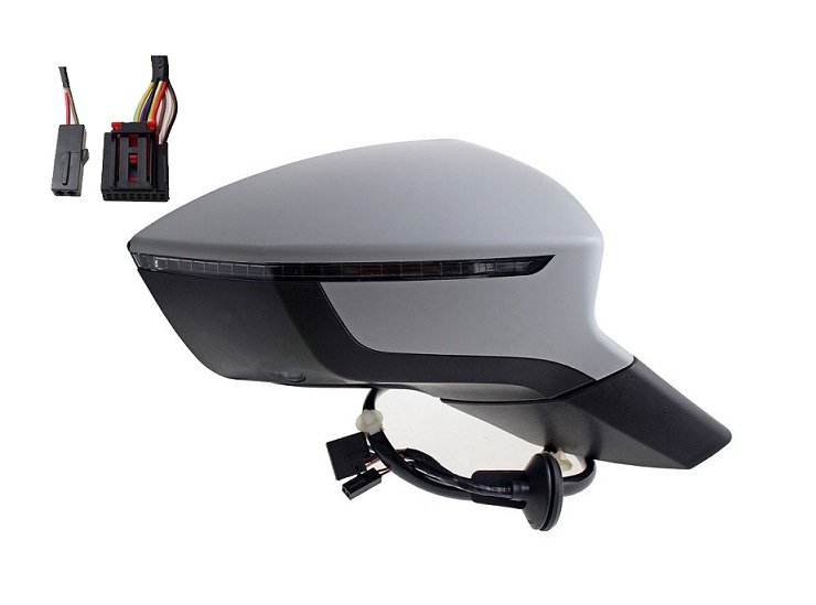 Retrovisor direito elétrico, aquecido, dobrável, preparado + luz + cortesia + bsd SEAT ATECA  pour SEAT ATECA Retrovisor direito elétrico, aquecido, dobrável, preparado + luz + cortesia + bsd SEAT ATECA  pour SEAT ATECA
