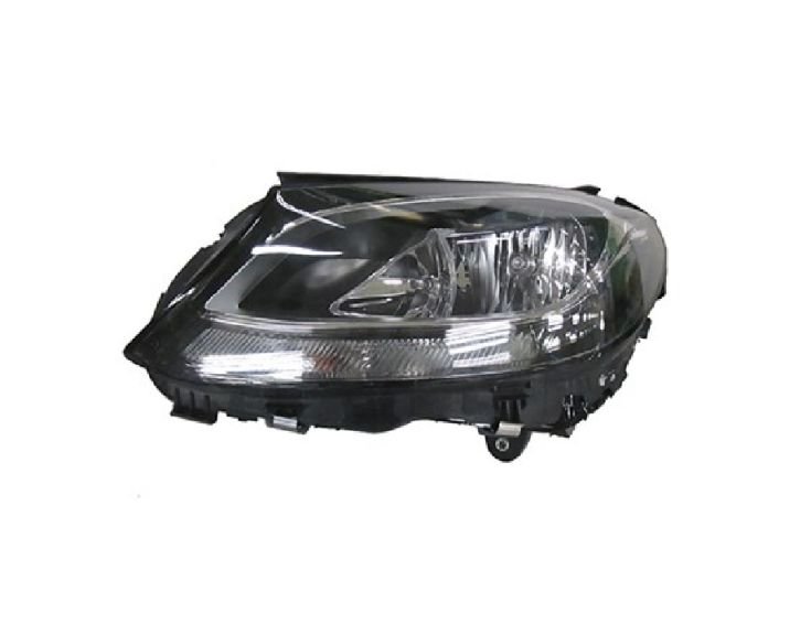 Acessar a peça Farol direito led eletrico com motor/base preta h7+h7+pwy24w tipo a