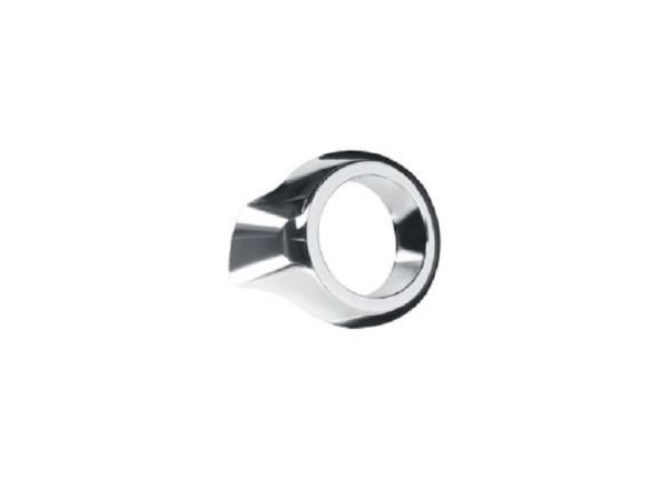 Acessar a peça Contorno do farol de nevoeiro esquerdo do para choques frente [chrome]