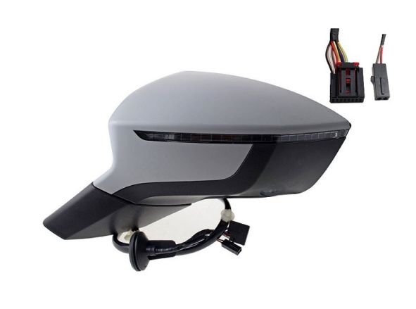 Acessar a peça Retrovisor esquerdo elétrico, aquecido, dobrável, preparado + pisca + cortesia + bsd
