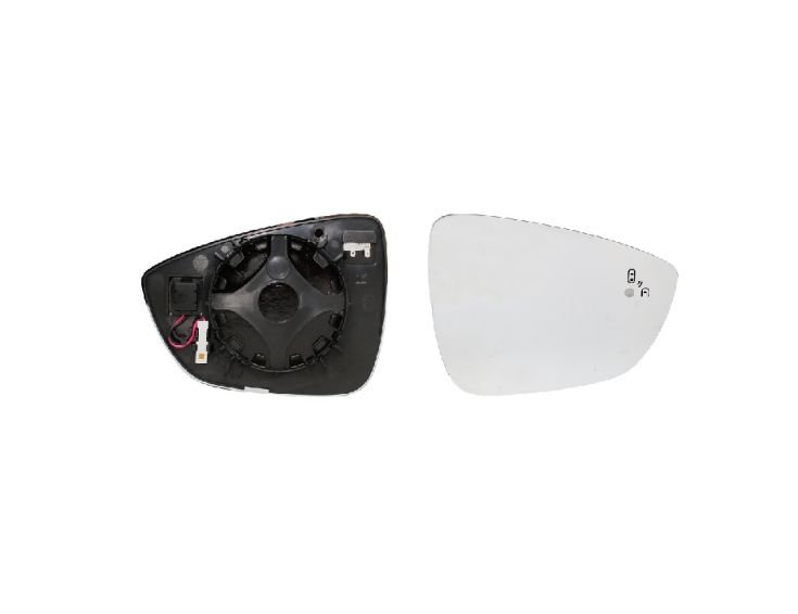 Acessar a peça Vidro + suporte do retrovisor direito térmico + laterais (ponto cego)