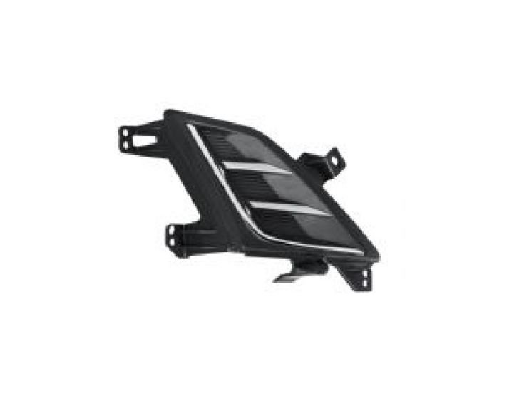 Acessar a peça Grelha direita do para choques frente [chrome]