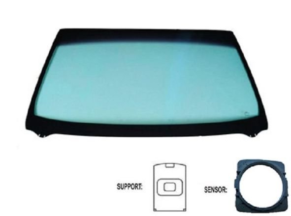 Acessar a peça Para-brisas verde acustico serigrafia mod. base esp. sensorchuva/luz friso inf janela