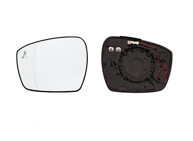 Vidro do espelho esquerdo aquecido + suporte grande angular lateral FORD GALAXY Asférico (ponto cego), térmico com opção de assistência lateral (detector de ponto cego). Completo com suporte e conector de 4 pinos. Press fit (montagem idêntica ao original) pour FORD GALAXY Vidro do espelho esquerdo aquecido + suporte grande angular lateral FORD GALAXY Asférico (ponto cego), térmico com opção de assistência lateral (detector de ponto cego). Completo com suporte e conector de 4 pinos. Press fit (montagem idêntica ao original) pour FORD GALAXY