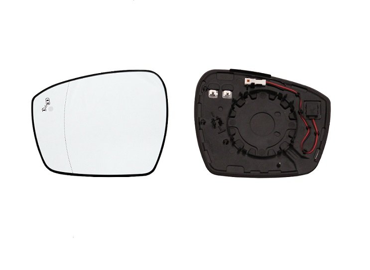 Vidro do espelho esquerdo aquecido + suporte grande angular lateral FORD S-MAX  pour FORD S-MAX Vidro do espelho esquerdo aquecido + suporte grande angular lateral FORD S-MAX  pour FORD S-MAX