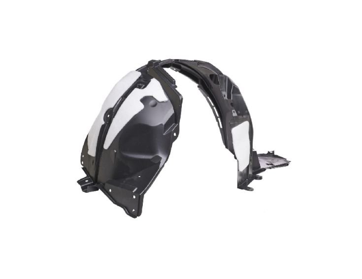 Acessar a peça Cava de roda frente esquerda (com isolação) Acessar a peça Cava de roda frente esquerda (com isolação)